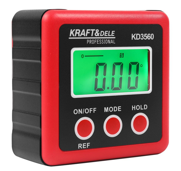 Цифровий транспортир Kraft&Dele KD3560 магнітна основа KD3560 фото