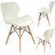 Крісло Jumi Scandinavian Design еко-шкіра біле 46&times;48&times;73 см Design (эко-кожа) White фото 5