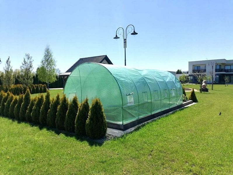 Теплиця під плівку Mirpol 6&times;3&times;2 м 18 м&sup2; зелена 63218 фото