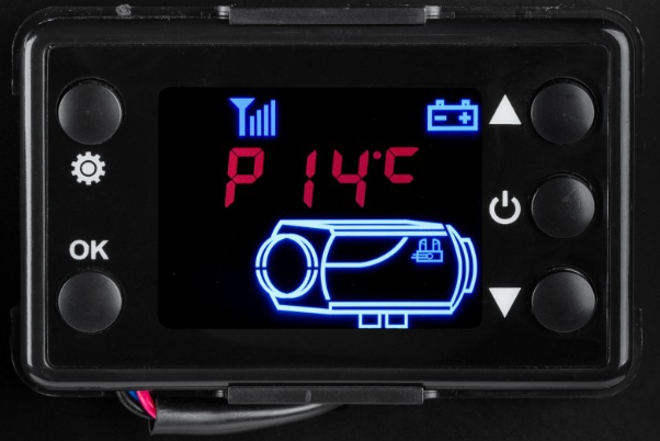 Автономний дизельний обігрівач (WEBASTO) Asaka ASOH8KW потужність 8 кВт, 12 В / 230 В, таймер, пульт ДК 3135 фото