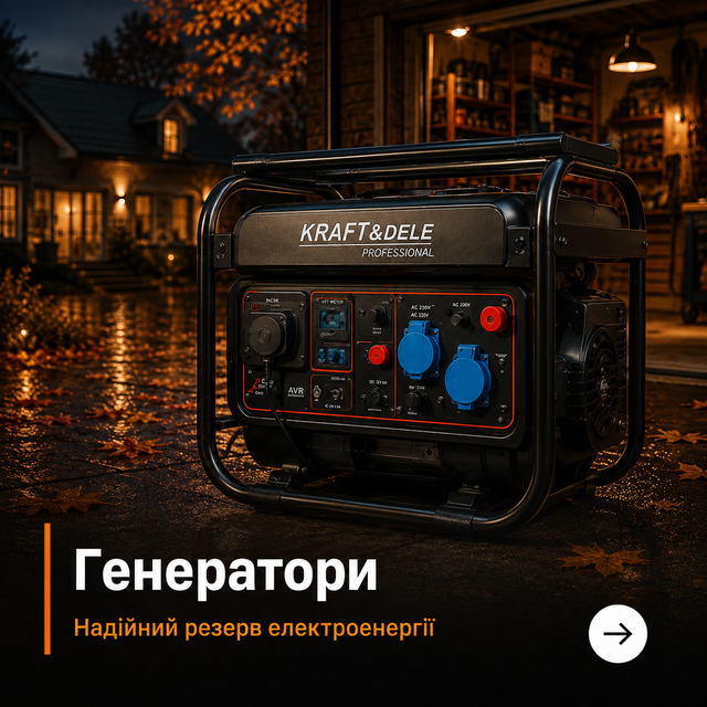 Генератори для дому, бізнесу та резервного електроживлення