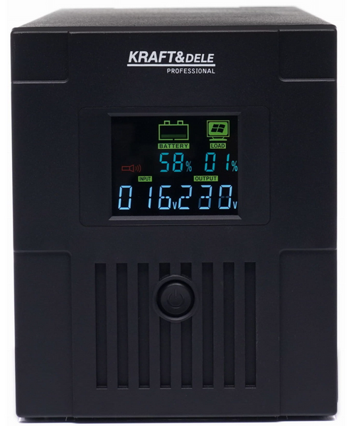 Аварійне джерело живлення Kraft&Dele KD1930 2000VA 1200Вт LCD KD1930 фото