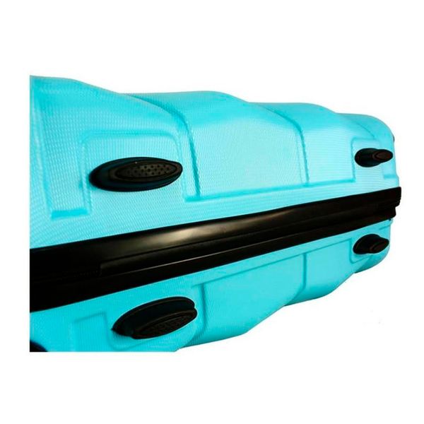Дорожный чемодан с ABS+ пластика Rgl 720 Большой, Голубой 720-1 фото