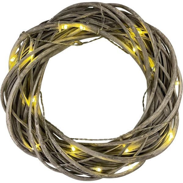 Декоративний LED-віночок Herbstdeko Weihnachtsdeko 40 см таймер 6 год 17541-01 фото