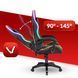 Комп'ютерне крісло Hell's HC-1003 LED RGB Black 5904204981866 фото 5