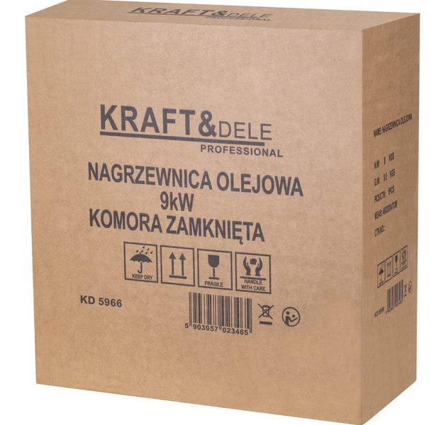 Автономний дизельний обігрівач (Webasto) Kraft&Dele KD5966 9 кВт 12/24/220 В з пультом KD5966 фото