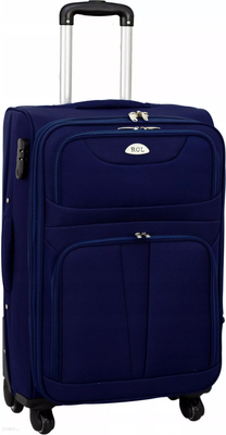 Дорожный тканевый чемодан Rgl s-010 Средний, Синий s010-3 фото