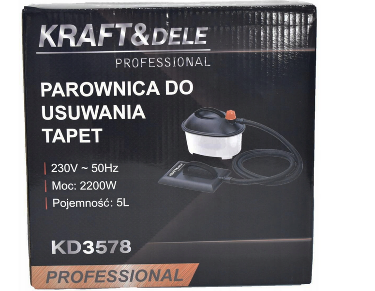 Парогенератор для зняття шпалер Kraft&Dele KD3578 5 л 2200 Вт KD3578 фото