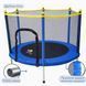 Дитячий батут Fitonix 140 см 6 опорних ніжок Blue 17146 фото 2