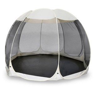 Садова альтанка MEbel ELite CAma 354 см бежево‑чорна ME.CAMA/350/BZ/CZ/T/OGR/Paw фото