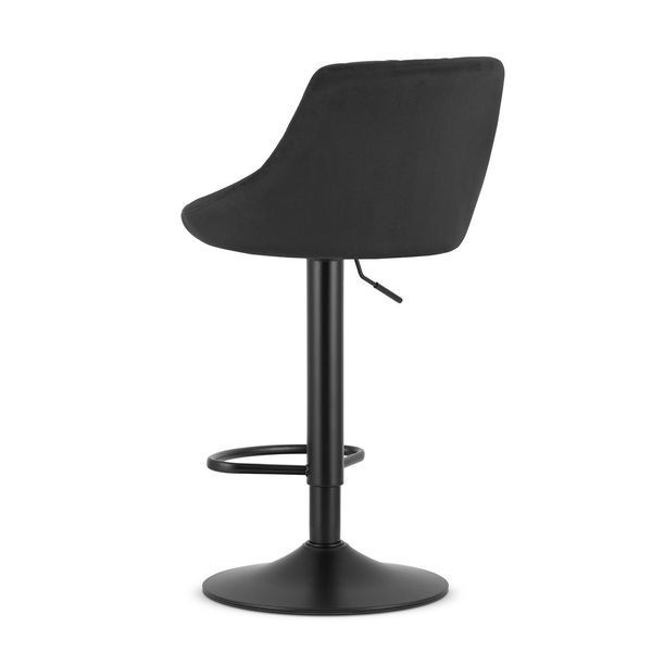 Барний стілець LEobert KAst Black регулювання 85-105 см KAST Black (Aksamit) фото