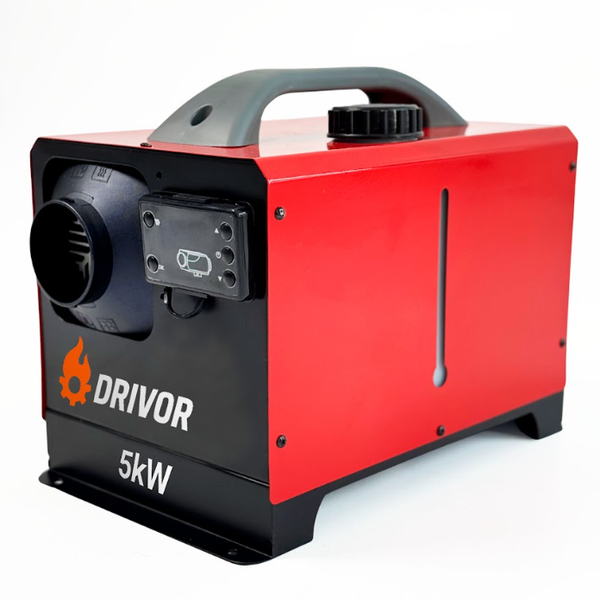 Автономный дизельный обогреватель (Webasto) Drivor 5 кВт (12В/24В/220В) с LCD-дисплеем и пультом ДК D500 фото