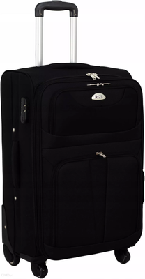 Дорожный тканевый чемодан Rgl s-010 Средний, Черный s010-5 фото