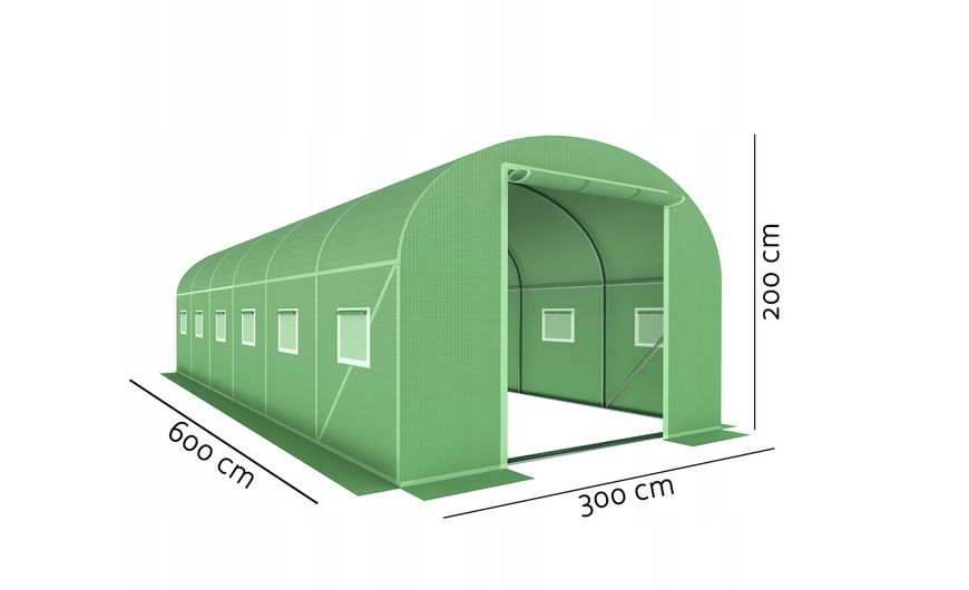 Парник теплиця Kontrast 18м2 (600х300х200см) Польща 2144586628 фото