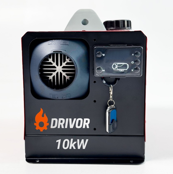 Автономний дизельний обігрівач (Webasto) Drivor 10 кВт (12В/24В/220В) з LCD-дисплеєм та пультом ДК D10000 фото