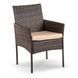 Набір садових меблів Mebel Elite Morado 4 місця 90&times;90&times;77 см ME.MORADO/BR/RT/OGR/ZES фото 5