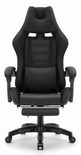 Ігрове крісло Hell's HC-1039 Black (тканина) 5907196011313 фото