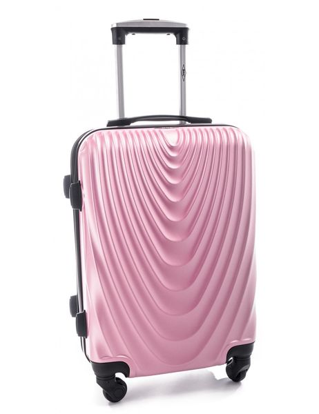 Дорожня валіза з ABS+ пластику Rgl 663 Середня, Рожева 663 фото