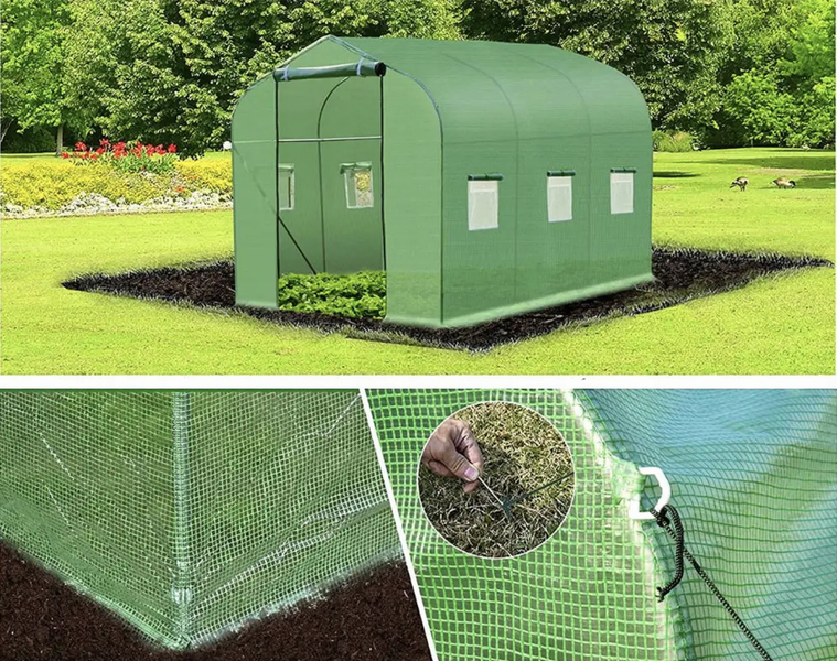 Теплиця парник Польща 6 м2 3&times;2&times;2 м оцинкований каркас P0021-645 фото
