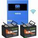 4,2 кВт LiFePO4 Комплект резервного питания инвертор Anenji WiFi+2 аккумулятора Anvolan 12V 50Ah для квартиры, дома 18004-01 фото 4