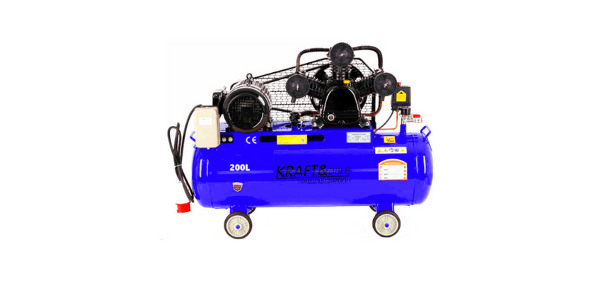 Компресор масляний Kraft&Dele KD4064 200 л 8 бар KD4064 фото