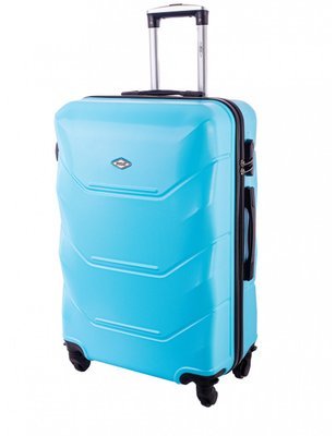Дорожный чемодан с ABS+ пластика Rgl 720 Средний, Голубой 730-2 фото