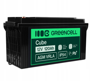 Акумулятор Green Cell AGM VRLA 12V 120Ah IP54 AGM31 фото