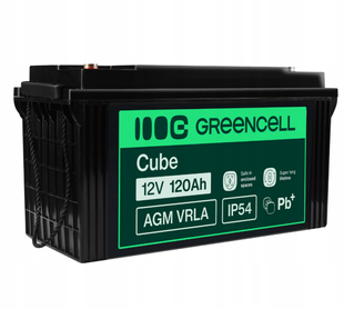 Акумулятор Green Cell AGM VRLA 12V 120Ah IP54 AGM31 фото