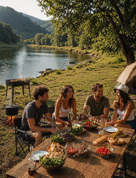 Казан туристичний Garden Line 11 л чавунний на 3 ніжках BBQ3727 фото