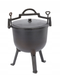 Казан туристичний Garden Line 11 л чавунний на 3 ніжках BBQ3727 фото 2