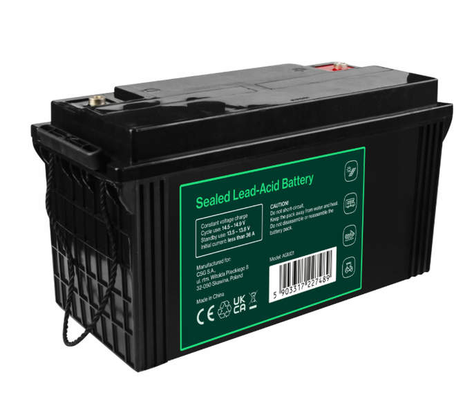 Акумулятор Green Cell AGM VRLA 12V 120Ah IP54 AGM31 фото