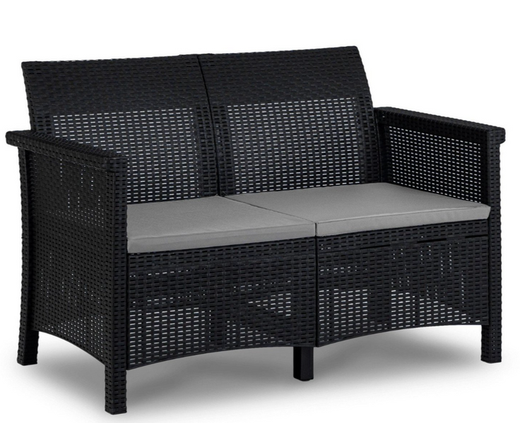 Комплект садових меблів MEbel ELite BRenta диван 2 крісла стіл ME.BRENTA/CZ/RT/OGR/ZES фото