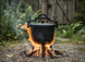 Казан туристичний Garden Line 11 л чавунний на 3 ніжках BBQ3727 фото 11