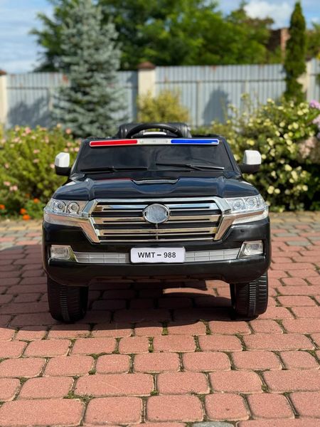 Дитячий електромобіль Поліцейський позашляховик MP3 USB LED 127x73x60 G540 фото