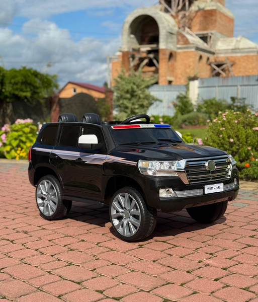 Дитячий електромобіль Поліцейський позашляховик MP3 USB LED 127x73x60 G540 фото