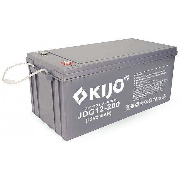 12V/200Ah Акумуляторна батарея гелева Kijo JDG GEL для резервного живлення 17117 фото