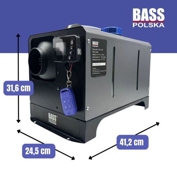 Автомобільний дизельний обігрівач WEBASTO Bass Polska 9кВт з Wi-Fi і паливним баком на 5 л 4177 фото