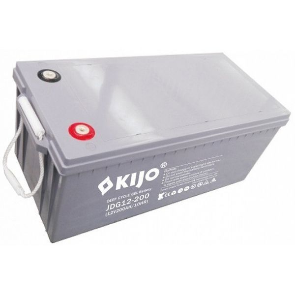 12V/200Ah Акумуляторна батарея гелева Kijo JDG GEL для резервного живлення 17117 фото