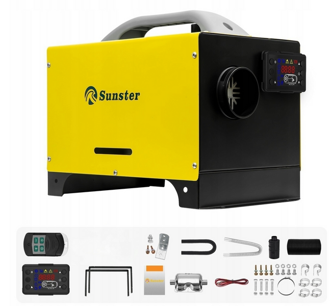 Автономний дизельний обігрівач Sunster XMZ-D2-R 8 кВт 12, 24 В XMZ-D2-R фото