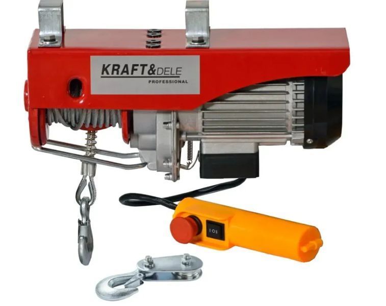 Лебідка електрична Kraft&Dele KD1524 250 кг зі шківом KD1524 фото