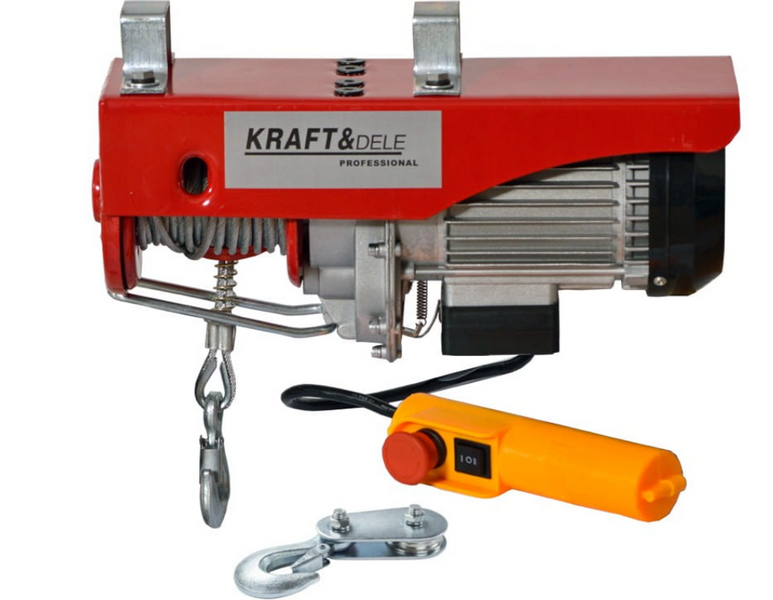 Лебідка електрична Kraft&Dele KD1524 250 кг зі шківом KD1524 фото