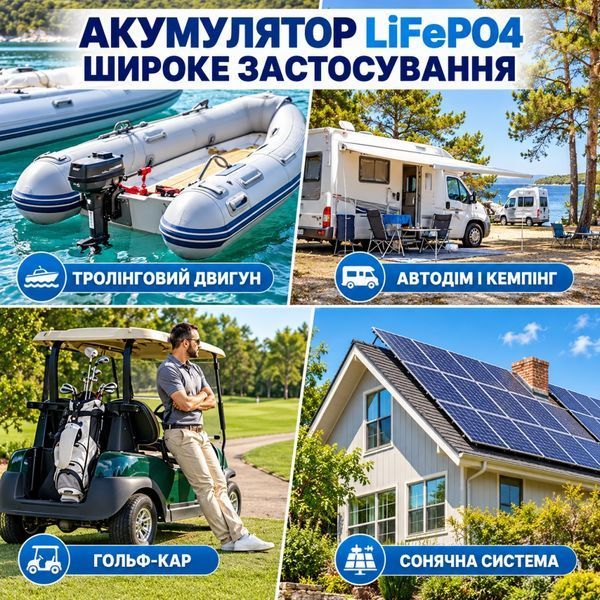 Акумулятор FLYFOREE LiFePO4 12.8В 100А&middot;год 1280Вт&middot;год 17330 фото