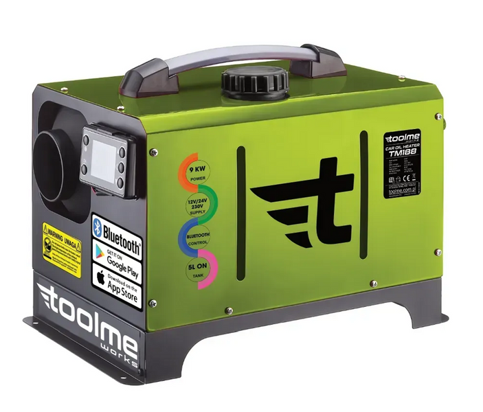 Автономний дизельний обігрівач Toolme TM188 9 кВт TM188-pk фото