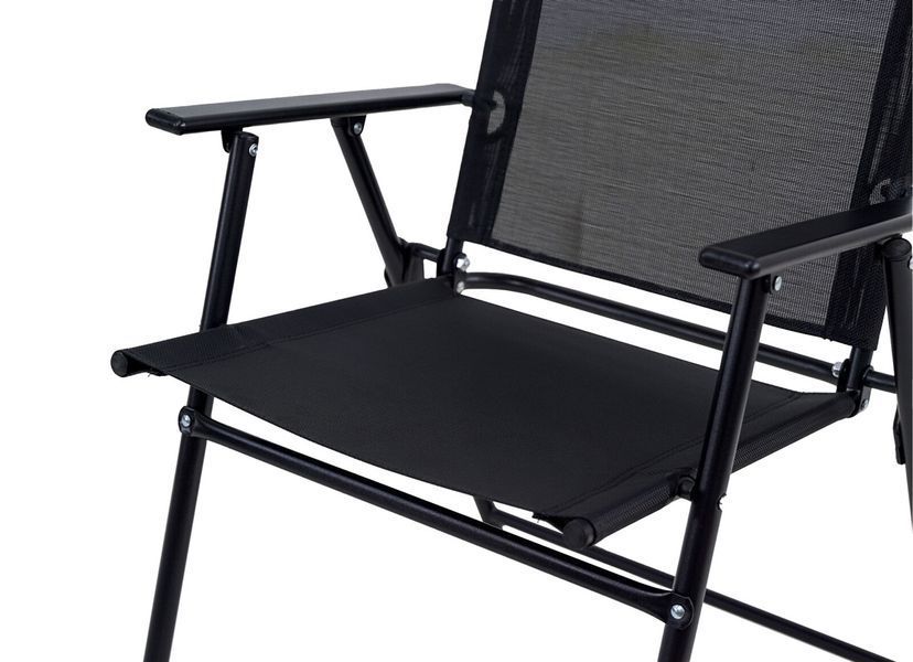 Крісло садове Kontrasto Lima Black метал 48.5&times;61&times;90 см Lima Black фото