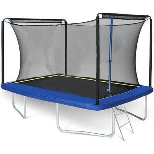 Прямокутний батут WellActive 366х244 см із сіткою 17089-01 фото