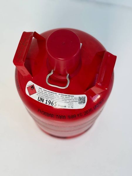 Газовий балон Vitkovice Milmet 11 кг пропану 30 бар сталевий VIT002 фото