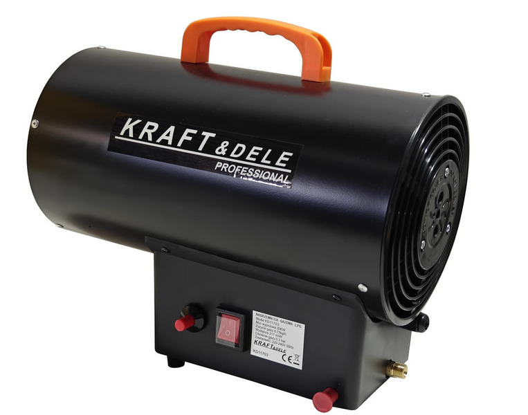 Газова теплова гармата KRaft&Dele KD11703 20 кВт 0,7 бар KD11703-R фото