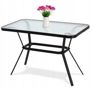 Стіл садовий GardenLine Fenix Black 110&times;60&times;70 см NEO9949 фото