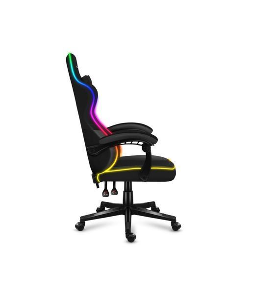 Huzaro Force 4.4 RGB, тканинне ігрове крісло 4.4 RGB Black фото