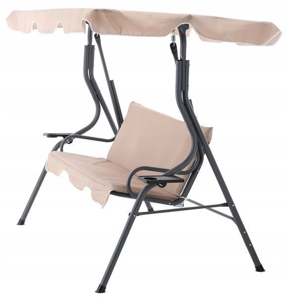 Садова гойдалка GardenLine VIP 170&times;110&times;153 см Beige KRE0735 фото